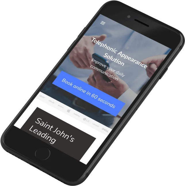 Telephonic appearance<br> solution